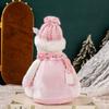Cross-border Nova bolsa de presente decorativa de Natal Criativa Rosa Amor Natal Maçã Bolsa de Tecido Bolsa de Presente Atacado