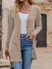 Amazon comercio exterior transfronterizo europeo y americano 2025 nueva chaqueta cárdigan de punto de moda para mujer top de otoño e invierno para mujer
