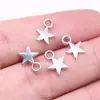 11X8Mm 0.28g Colgante de Joyería Multicolor Hecho a Mano DIY Cadena para el Cabello Colgante de Sol Luna Estrella Estrella