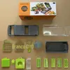 Atacado Transfronteiriço Cortador de Legumes e Frutas para Cozinha, Ralador, Triturador, Picador de Legumes, Ferramenta Multifuncional para Cortar Legumes