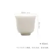 Taza Maestro de Arcilla Esmaltada en Ceniza Forma de Flor Estilo Dinastías Tang y Song, Juego de Té Kung Fu Tradicional, Taza de Degustación de Cerámica para Uso en Casa, Taza Individual