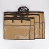 Bolsa de Embalaje con Cremallera de Textil para el Hogar No Tejido Venta al por Mayor Bolsa de Almacenamiento Antipolvo para Almohada con Núcleo de Almohada Bolso de Mano Transparente con Impresión