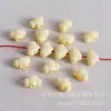 Cuentas de Bolas de Hilo Pintadas en Acrílico, Cuentas de Calabaza de Colores Caramelo, Cuentas Hechas a Mano para DIY con Agujero Recto, Cuentas Redondas, Accesorios para Cadena de Teléfono Móvil
