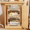 Gabinete principal con estantes escalonados, adecuado para dormitorios, oficinas y escritorios de computadora; cuenta con un estante de almacenamiento extraíble para snacks y productos de cuidado de la piel