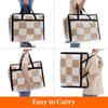 Bolsa de almacenamiento transparente con cremallera, gran capacidad, para guardar ropa, ropa de cama y juguetes.