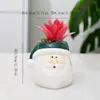 Exportação Escandinava Exportação Transfronteiriça Vasos de Flores Cerâmicos Vasos de Flores de Natal Vasos de Flores para Suculentas Artesanato Jardim Flores Artificiais Enfeites