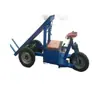 Veículo Elétrico para Transporte de Tijolos com Capacidade de 1 Tonelada, Triciclo de Transporte de Tijolos para Obra, Caminhão Basculante Auto-Descarregável para Transporte de Tijolos