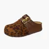 Zapatos Casuales de Estilo Birkenstock con Suela Gruesa, Aumento Interno de Altura, Slip-on, Puntera Cerrada, Doble Hebilla para Mujer, Novedad Otoño/Invierno 2026