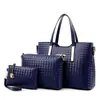 Bolsa feminina 2020 Quatro Estações Nova bolsa trançada mãe e filho conjunto de três peças feminina portátil de ombro mensageiro moda europeia e americana