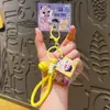 Chaveiro Pingente Cubo Mágico Kapibala Três Níveis Brinquedo Educacional Pingente para Mochila Escolar Boneco Anti-estresse