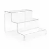 Soporte de Exhibición de Figuras Acrílicas en Stock, Estante Escalonado Multicapa, Suministro Exclusivo Transfronterizo, Almacenamiento y Exhibición de Cajas Sorpresa Transparentes
