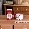 Oferta Especial Miniatura Resina Imitação Estilo Japonês Caixa de Leite Acessórios DIY Miniatura Caixa de Leite Loja de Conveniência Mini Supermercado