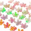 Acessórios de Aplique de Flor de Cinco Pétalas Acrílica Perolada Coloridos para Brincos Artesanais DIY, Capa de Celular e Acessórios de Pingente