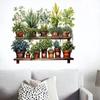 Maceta de planta verde dormitorio sala de estar entrada hogar pared de fondo pegatina autoadhesiva transfronteriza AliExpress generación pelo