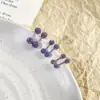 Pendientes Dobles Brillantes Verdes para Mujer 2026 Nuevo Estilo Popular Diseño de Alta Gama Clavos para Cartílago Auricular Pendientes de Lujo Discreto