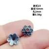 En stock al por mayor, retención de color duradera, tapas de flor gris hierro, tapas de cuentas, estilo vintage, accesorios para pulseras y joyería DIY