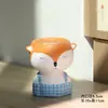 Celebridad de internet escritorio caricatura oso cabeza torcida muñeco transpirable pintado cerámica planta suculenta maceta pequeña interior decoración del hogar