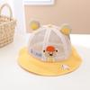 Sombrero de bebé, gorro de lavabo para primavera y otoño, gorro de sol para niños y niñas, gorro de pescador con protección solar, gorro de red transpirable.