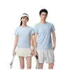 Nova Camiseta Casual de Manga Curta de Verão Versátil Confortável Unissex Roupas de Secagem Rápida Camiseta Esportiva com Logo Estampado