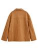 Roupas Femininas Transfronteiriças Outono e Inverno 2025 Nova Moda Casual Solta Justa Jaqueta de Camurça Jaqueta 2969061