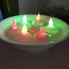 Nuevas Velas Electrónicas Sensibles al Agua Transfronterizas para Bares KTV Fiestas Velas de Té Flotantes LED de Colores