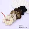 Novo anel de cabelo de porco de cetim de alta qualidade, estilo coreano, corda de cabelo, flor de cabeça plissada, faixa de borracha, acessórios para cabelo, corda de cabelo