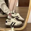 Zapatillas de Entrenamiento Alemanas Versátiles para Mujer, Nuevas Zapatillas Blancas de Suela Gruesa para Primavera y Otoño 2026, Zapatillas Retro Cortez, Zapatillas Deportivas Casuales