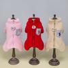 Roupas para Pets Roupas para Cachorros Outono e Inverno Novas Roupas para Pets Roupas de Quatro Patas 25 Bolso Listrado Vertical Jaqueta de Lã de Quatro Patas