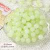 Cuentas redondas de jade de 10 mm con sensación clara y tenue, estilo chino, de vidrio esmaltado de colores, para pulsera, collar y oreja, joyería hecha a mano