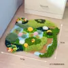 Paquete de Materiales para Alfombra Rosa Fantasía Hecha a Mano para Principiantes Arte de Fibra Decorativa Casero Regalo de Cumpleaños Inauguración de Casa