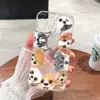Adecuado para Funda Protectora Apple 16 Iphone15Plus/14 Funda Transparente 13Promax Marca de Moda 12/17 Dibujos Animados Suave