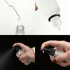 Botellas gotero de vidrio esmerilado 5ml-100ml Hombro redondo Botellas dispensadoras de aceite esencial Botellas vacías Selladas Líquido de esencia Botellas vacías