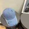 Gorra de Béisbol Lavada con Efecto Desgastado de Gran Circunferencia de Cabeza para Mujer, Protección Solar Primavera y Verano, Versátil, Adelgazante, Gorra de Pico Bloqueadora del Sol