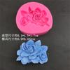 Série Flor Gardenia Fraggots Molde de Silicone Chocolate Artesanal Fontrop Goma Gesso Resina Molde