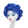 Touca de Cabelo Amazon Beauty Alça Transfronteiriça Cetim Seda Cetim Imitação Touca de Dormir Aba Larga Fita Touca de Cabelo