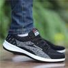 Sapatos Masculinos Transfronteiriços 2026 Verão Novo Estilo Antiodor Respirável Malha Fly-Knit Sapatos Versáteis Casuais Sapatos Esportivos Antiderrapantes Resistentes ao Desgaste
