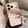 Naranja Epoxy Diseño Floral Adecuado para Funda de Teléfono Apple 17 Pro Max 18 Duro iPhone 16 Huawei Samsung 14 Arte