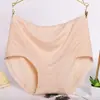 Calcinhas de renda macias de modal com cintura alta respiráveis para mulheres curvilíneas mm200 kg plus size plus size