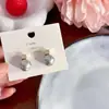 Pendientes Cuadrados Geométricos de Perlas Estilo Retro Francés para Mujer, Estilo Nuevo, Diseño Elegante, Pendientes Sencillos y de Alta Gama