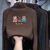 Camada base infantil de gola alta parcial, camiseta quente de manga comprida com forro de fleece para outono e inverno, para meninas e crianças mais velhas, feita de fleece alemão, adequada como camada interna para o outono