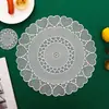 Mantel Transfronterizo PVC Hueco Bronceado Mantel de Mesa Impermeable Antideslizante Aislamiento Térmico Estilo Nórdico Mantel de Mesa para Restaurante Posavasos