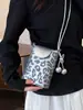 Bolsa Pequena de Bolinhas 2026 Transfronteiriça para Mulheres, Bolsa de Balde Color-Blocking para Celular, Bolsa de Ombro Transversal Casual de Moda para o Verão