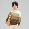 Roupas Infantis Zuoxi Suéter para Meninos Tricô Interno Espesso Infantil Outono e Inverno 2026 Novo Modelo Tricô para Crianças Maiores Meninos