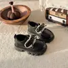 Zapatos para Niñas 2026 Primavera y Otoño Nuevos Zapatos de Cuero Zapatos de Princesa para Niñas Mayores Rendimiento Elegantes Zapatos Individuales Británicos