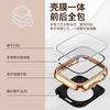 Caixa de Relógio Tudo-em-Um com Uma Fileira de Concha e Película Incrustadas de Diamante Tudo Incluído Adequada para Apple 678910 Geração iWatch Caixa Protetora de Vidro Temperado