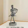 En stock músicos de hierro tocan metal artesanías de metal modelado de bandas decoración del hogar pequeños fabricantes de hierro al por mayor
