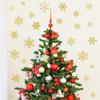 1.0m Copo de Nieve Dorado Pegatinas de Pared Navideñas Decoración de Ventana Habitación Pegatinas de Pared Autoadhesivas Venta al por Mayor Pintura