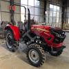 Tractor agrícola de ruedas de 50 caballos de fuerza con elevación y descenso asistidos hidráulicamente Tractor Weifang 504
