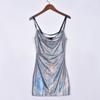 Amazon Ropa Transfronteriza Europea y Americana 2025 Otoño Nuevo Sexy Hottie Slim Tirantes Vestido de Cadera 7496Dg
