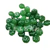 Contas de abóbora verde-água jade contas soltas jade quartzo espinafre verde fivela de jade melão da sorte contas espaçadoras joias